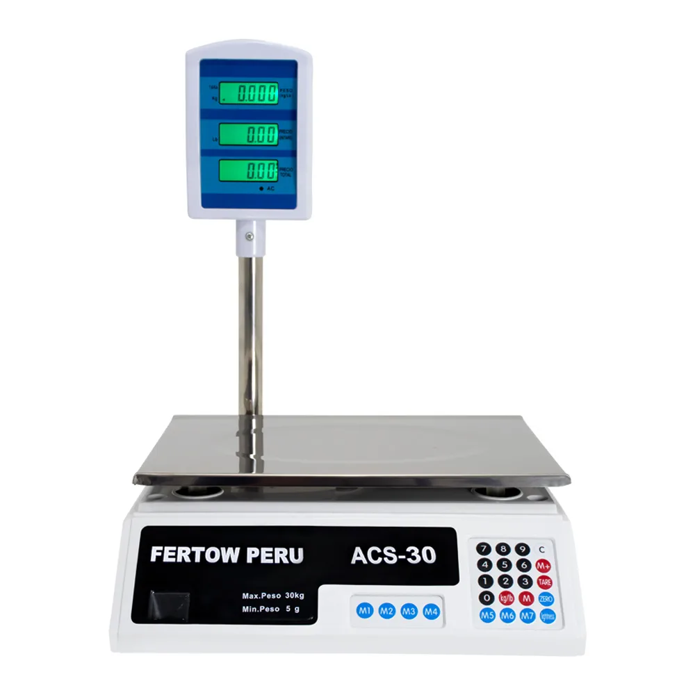 Balanza Fertow Perú ACS-30 de 30 kg