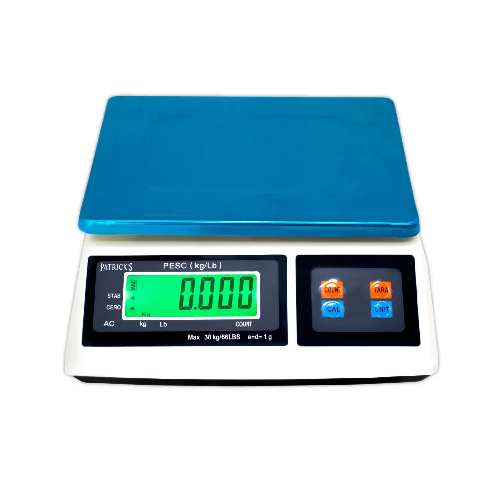Balanza Gramera Digital Patrick's una pantalla 30 kg