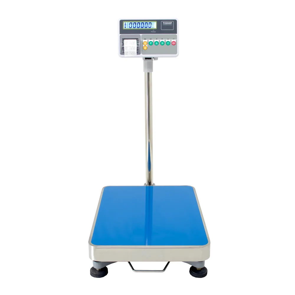 Balanza de Plataforma Etiquetadora T-Scale T2200p de 300 kg